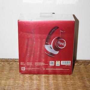 Coca-Cola T05 Wireless Bluetooth Headphones. Red/White.  Sealed.